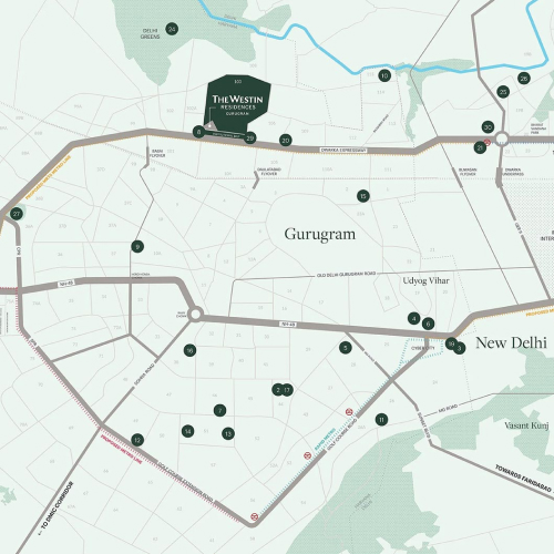 Gurugram Location Map